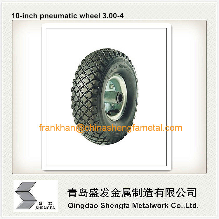 10 inch air-filled wheel 3.00-4