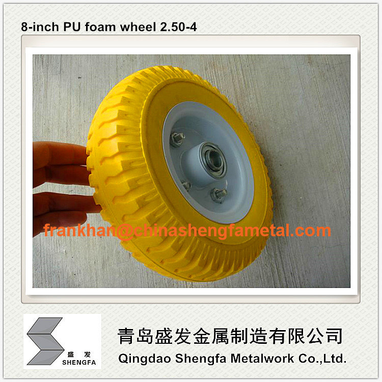 8 inch PU foam wheel 2.80/2.50-4
