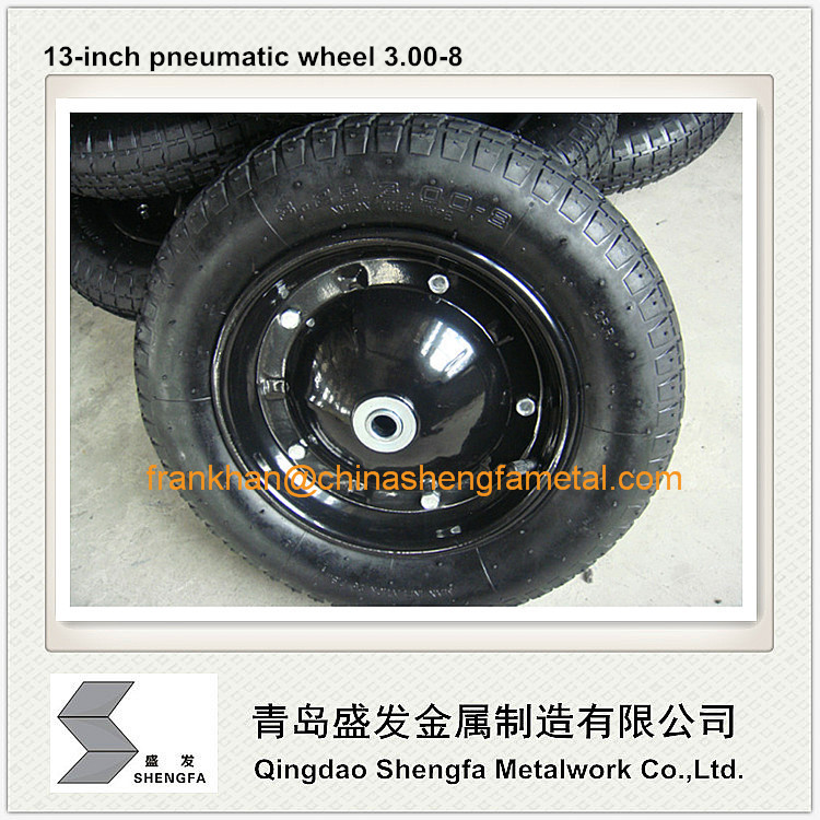 13 inch air-filled wheel 3.00-8