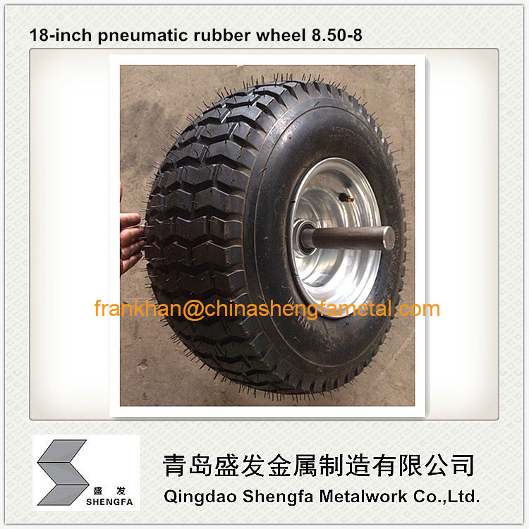 18 inch pneumatic rubber wheel 8.50-8