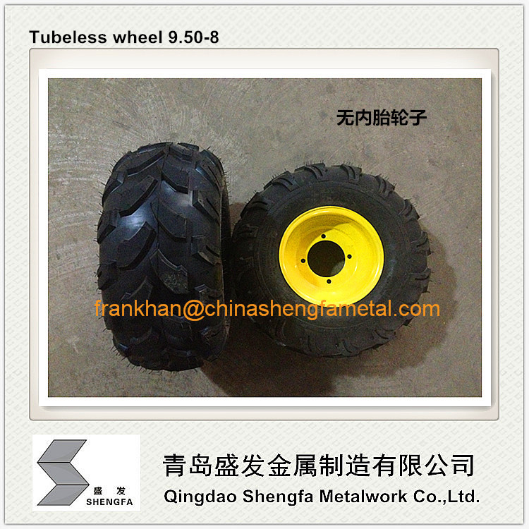 18 inch pneumatic rubber wheel 18x9.50-8