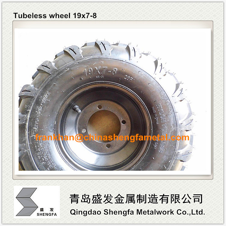 19 inch pneumatic rubber wheel 19x7-8