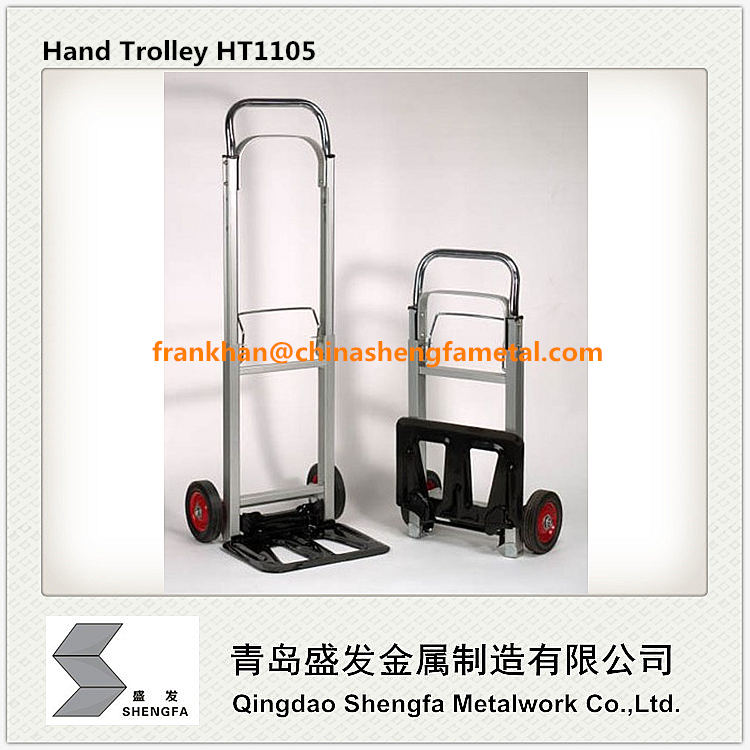 Aluminum folding hand trolley HT1105