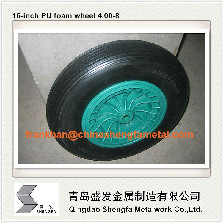 16 inch PU foam wheel 4.00-8