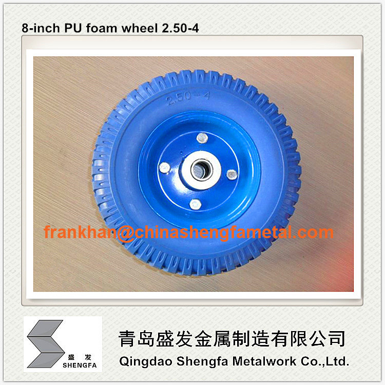 8 inch PU foam wheel 2.50-4