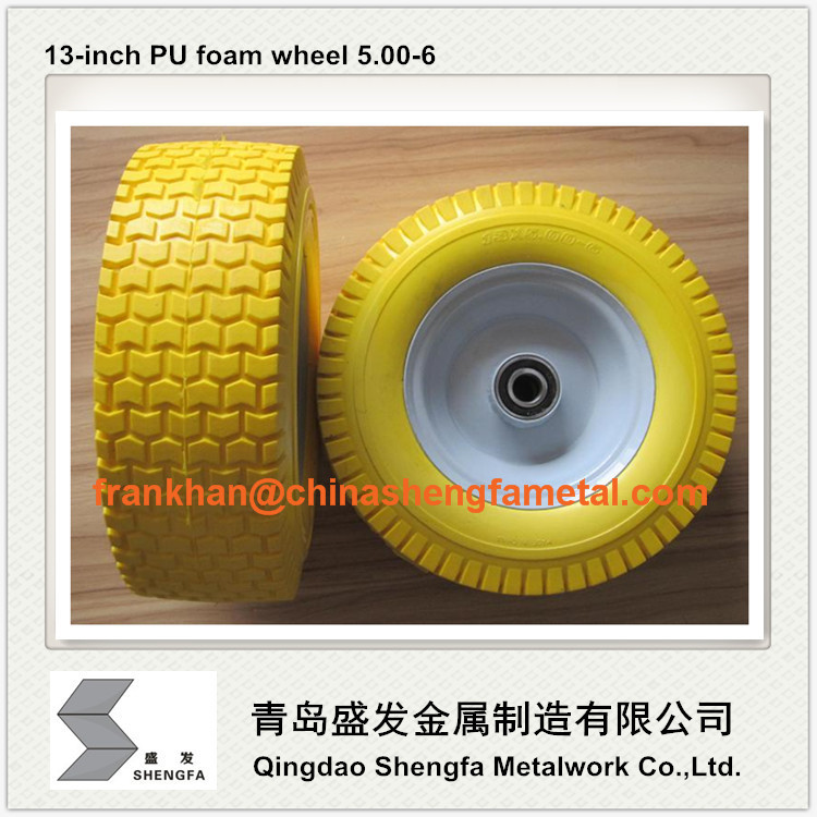 13 inch PU foam wheel 13x5.00-6
