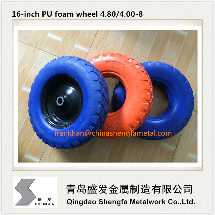 4.00-8 PU foam wheel