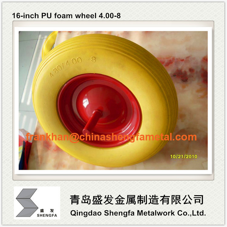 16 inch wheel barrow foam wheel 4.00-8