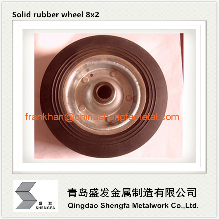 8 inch solid rubber wheel 200x50