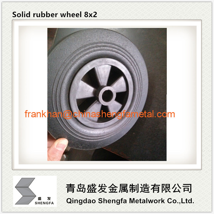 8 inch solid rubber wheel 200*50
